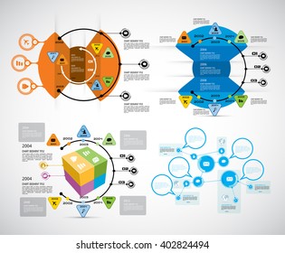 Vector de infografía de ilustración