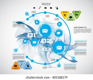 Vector of illustration infographic