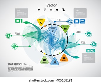 Vector of illustration infographic
