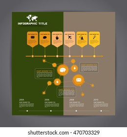 Vector of illustration infographic