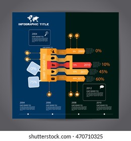 Vector de infografía de ilustración