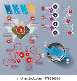Vector illustration of infographic