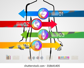 vector illustration of infographic banner