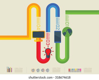 vector illustration of infographic banners