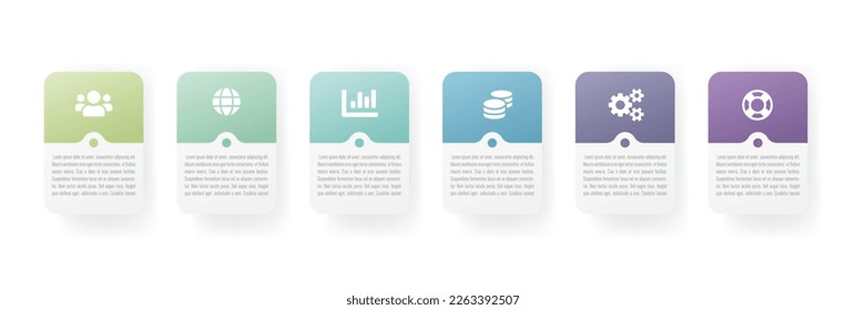 Vector Illustration of an Infographic Chart. Table Chart, Information blocks, data visualisation. Perfect for presentations, charts, posters and more graphics. Vector EPS10