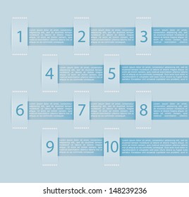 Vector illustration of an infographic composition.