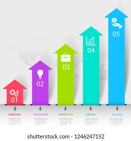 
Vector illustration of infographic design element