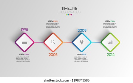 vector illustration Infographic design template with icons and 4 options or steps. Can be used for process, presentations, layout, banner,info graph.