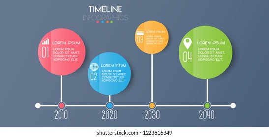 vector illustration Infographic design template with icons and 4 options or steps. Can be used for process, presentations, layout, banner,info graph.