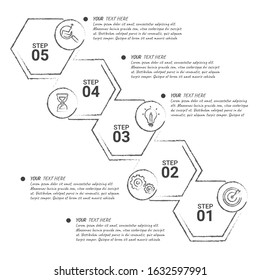 vector illustration Infographic design template with icons and 3, 4, 5, 6 options or steps. Can be used for process, presentations, layout, banner,info graph.