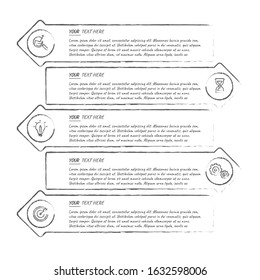 vector illustration Infographic design template with icons and 3, 4, 5, 6 options or steps. Can be used for process, presentations, layout, banner,info graph.