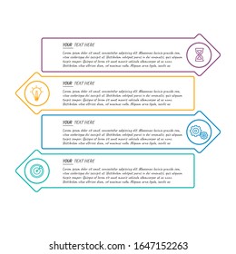 vector illustration Infographic design template with icons and 3, 4, 5, 6, 7 options or steps. Can be used for process, presentations, layout, banner,info graph.