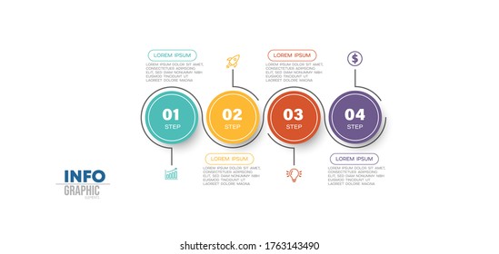 vector illustration Infographic design template with icons and 3 options or steps. Can be used for process, presentations, layout, banner,info graph.