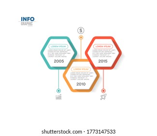 vector illustration Infographic design template with icons and 3 options or steps. Can be used for process, presentations, layout, banner,info graph.