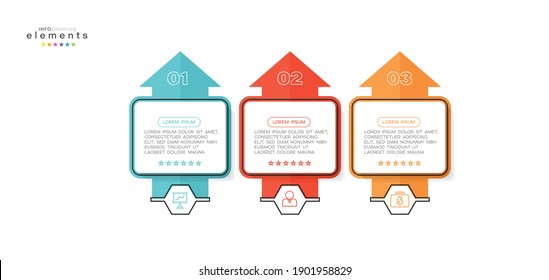 vector illustration Infographic design template with icons and 3 options or steps. Can be used for process, presentations, layout, banner,info graph.