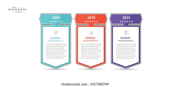 vector illustration Infographic design template with icons and 3 options or steps. Can be used for process, presentations, layout, banner,info graph.