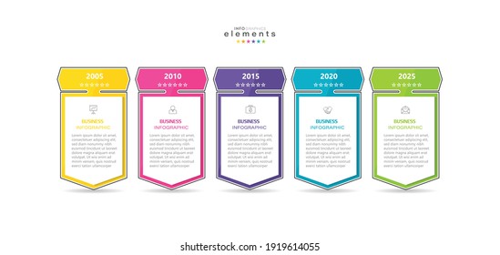 vector illustration Infographic design template with icons and 5 options or steps. Can be used for process, presentations, layout, banner,info graph.