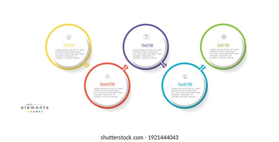 vector illustration Infographic design template with icons and 5 options or steps. Can be used for process, presentations, layout, banner,info graph.