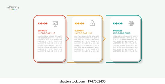 vector illustration Infographic design template with icons and 3 options or steps. Can be used for process, presentations, layout, banner,info graph.