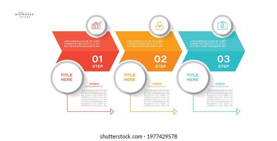 vector illustration Infographic design template with icons and 3 options or steps. Can be used for process, presentations, layout, banner,info graph.