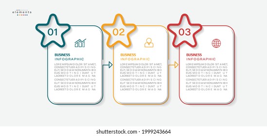 vector illustration Infographic design template with icons and 3 options or steps. Can be used for process, presentations, layout, banner,info graph.