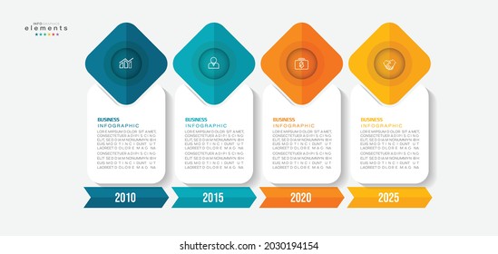 vector illustration Infographic design template with icons and 4 options or steps. Can be used for process, presentations, layout, banner,info graph.
