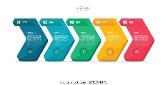 vector illustration Infographic design template with icons and 5 options or steps. Can be used for process, presentations, layout, banner,info graph.