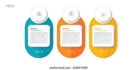 Vektorgrafik Infografische Design-Vorlage mit Symbolen und 4 Optionen oder Schritten. Kann für Prozess, Präsentationen, Layout, Banner, Infografik verwendet werden.