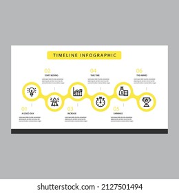ilustración vectorial Plantilla de diseño infográfico