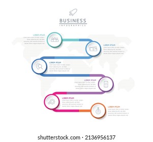 vector illustration infographic design template with 6 options or steps. used in presentation In business or marketing