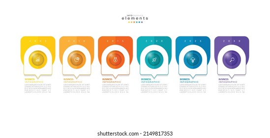 vector illustration Infographic design template with icons and 6 options or steps. Can be used for process, presentations, layout, banner,info graph.