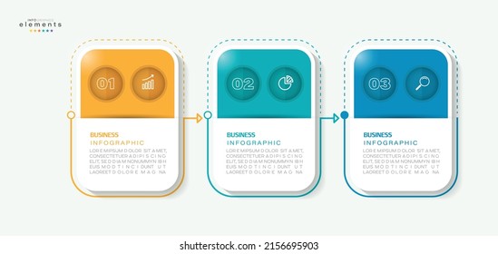 vector illustration Infographic design template with icons and 3 options or steps. Can be used for process, presentations, layout, banner,info graph.
