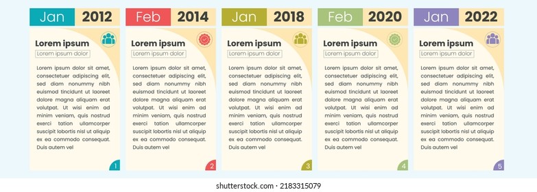vector illustration Infographic design template with icons and 5 options or steps. Can be used for process, presentations, layout, banner, info graph.