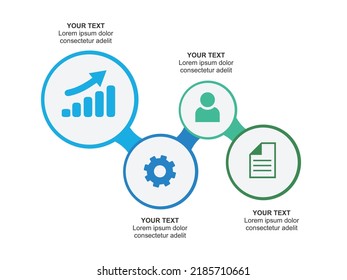Vektorgrafik Infografische Design-Vorlage mit Symbolen und 5 Optionen oder Schritte. Kann für Prozess, Präsentationen, Layout, Banner, Infografik verwendet werden.	
Vektorgrafik Infografische Design-Vorlage.