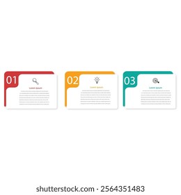 vector illustration Infographic design template with icons and 3 options or steps. Can be used for process, presentations, layout, banner,info graph.