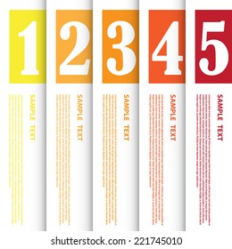 The Vector Illustration, Infographic Element for Design and Creative Work