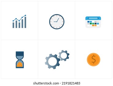 vector illustration infographic long term investment, time investing, success takes time, growth profit, step to investing, process investment, financial investing