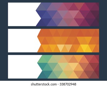 vector illustration of infographic options banner
