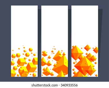 vector illustration of infographic options banner