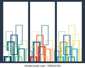 vector illustration of infographic options banner