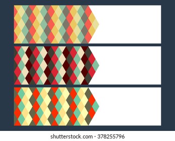 vector illustration of infographic options banner
