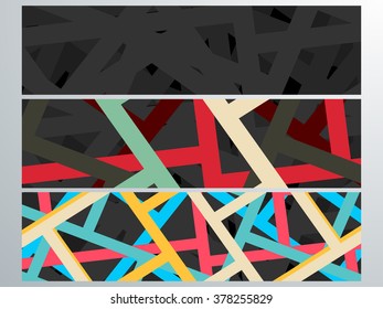 vector illustration of infographic options banner
