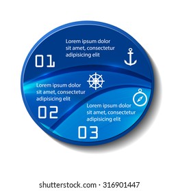 Vector illustration infographic template. Can be used for infographics, banner, poster etc.