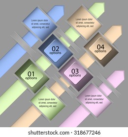 Vector illustration infographic template. Can be used for infographics, banner, poster etc.