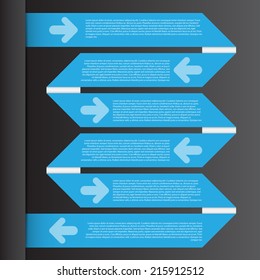 The Vector Illustration, Infographic Template for Design Work