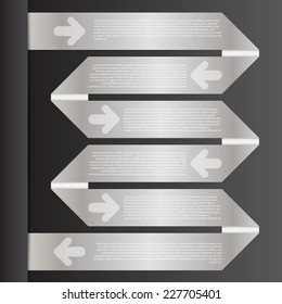 The Vector Illustration, Infographic Template for Design Work