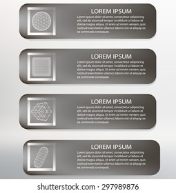 Vector Illustration. Infographic template list  Modern Design white background.