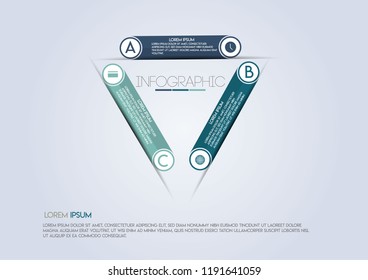 Vector illustration infographic timeline design template with label design and icons.