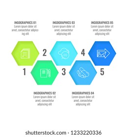 Vector illustration infographic timeline design template with label design and icons.