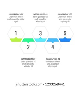 Vector illustration infographic timeline design template with label design and icons.